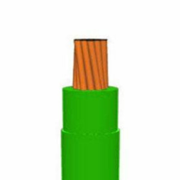 12 AWG UL THHN Building Wire, Bare copper, 19 Strand, PVC, 600V, Green, Sold by the FT, Unified Wire & Cable, Mfr#: 1219BTHHN-5-2.5M